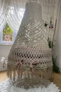 Beige Macrame swing,hängesessel,<b>Hanging</b> <b>Chair</b>, Rocking <b>Chair</b>, Macrame swing <b>chair</b>,<b>hanging</b> <b>chair</b> - Product Image 2