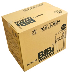 1.2L Bibi Carton Corrugated Paper Self Erecting Ice <b>Box</b>-High Quality Cooler Container Offset Printed Recycled Materials for Food - Product Image 2