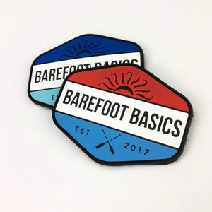 Patch en caoutchouc rond 3D en relief à coller – Cadeaux - Product Image 4