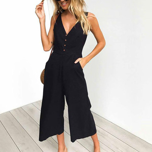 Women V Neck Romper Elegant Casual One Piece Outfit Fashion Daily Wear Soft Stretch Clothing Stylish Summer Design - Product Image 6