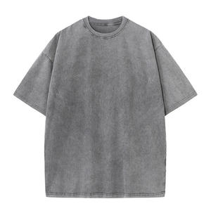 เสื้อยืดผู้ชายผ้าฝ้าย 100% สไตล์วินเทจ ทรงปกติ คอกลม แขนสั้น รับสกรีนโลโก้ - Product Image 3