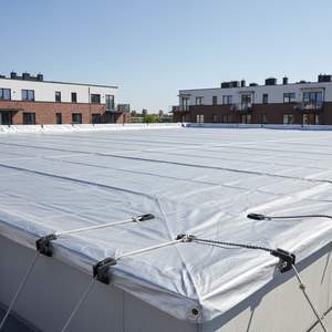 Bâche de protection contre les fuites de toiture pour chantier de construction, bâche de protection contre les intempéries, bâche de réparation de fuites de toiture, bâche imperméable - Product Image 2