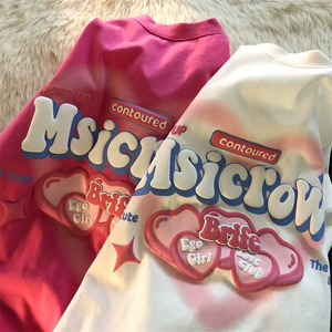 Camiseta de Gran Gramaje con Estampado Puff, Camiseta Oversize de Alta Calidad 260 GSM, Camiseta Personalizada Unisex con Estampado Puff 3D - Product Image 3