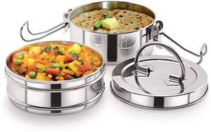 Meilleure vente facile à transporter étanche à l'air multi-couches chaud en acier inoxydable Tiffin Lunch Box Dabba Container - Product Image 4