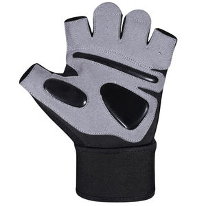Guantes de Gimnasio de Cuero con Logotipo Personalizado para Levantamiento de Pesas, para Hombres y Mujeres, Guantes de Fitness para Entrenamiento - Product Image 3