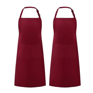 Delantal de Chef para Hombre, Premium, 65% Poliéster, 35% Algodón, Tela Twill, 240 GSM, Delantal Ajustable con Pechera, Logotipo Personalizado con Bordado o Impresión - Product Image 2