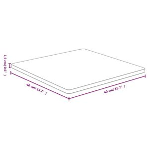 Tavolo Commerciale da Tavolo in Bambù 40x40x1,5 cm - Product Image 4
