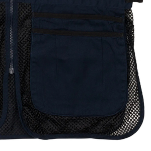 Gilet de chasse respirant en maille pour homme avec plusieurs poches, vêtement d'extérieur d'été sans manches, gilet de chasse uni - Product Image 3