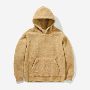 Sudadera con Capucha Sherpa de Invierno, Ligera, de Poliéster/Algodón, Ecológica, Bordada, Casual, de Corte Holgado, para Hombre/Mujer, Estilo Urbano - Product Image 5