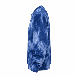 Sweat-shirt tie-dye teint à la main en molleton bouclette décontracté à col rond, personnalisable, vente en gros, fabricant de vêtements streetwear tendance - Product Image 2