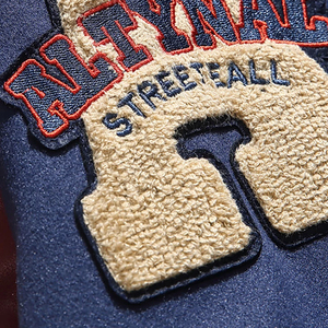 OEM Custom Manufacturer High Quality Varsity Jackets Made Wool Chenille Patch Embroidery <b>Camouflage</b> Argyle Paisley Stand - Product Image 6