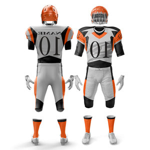 Fully Customization Wholesale Football Uniform Men's American Sportswear <b>Soccer</b> Kits Custom Name Number Rugby Uniform - Product Image 4