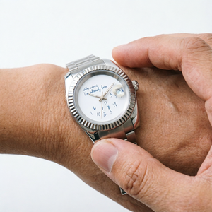 Montre I'm Here NH35, mouvement mécanique automatique 39 mm, cadran NH35, verre saphir étanche. - Product Image 2