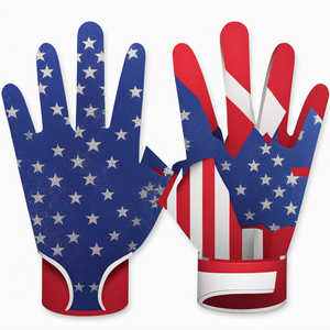 Gants de football américain personnalisés à logo, haute qualité, design respirant, matière polyester, tailles sur mesure, antidérapants – Vente chaude - Product Image 5