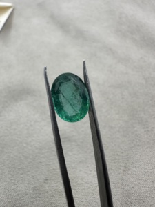 Aguamarina natural de corte ovalado, piedra preciosa verde suelta para la fabricación de joyas - Product Image 4
