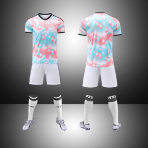 Uniforme de football personnalisable en polyester léger et écologique pour adultes, respirant et confortable, vêtements de sport de football courts - Product Image 6