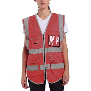 เสื้อกั๊กนิรภัยสะท้อนแสง ANSI Class 2 ระบายอากาศได้ กันน้ำ ทนทานด้วยการเย็บอย่างดี เหมาะสำหรับโรงงาน งานถนน พนักงานโลจิสติกส์ - Product Image 3