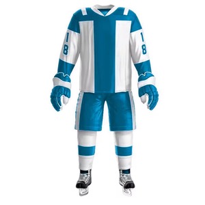 Uniforme de Hockey sobre Hielo Personalizado Unisex para Adultos, Diseño de Impresión Digital de Animales/Flores/Banderas, Malla de Spandex/Poliéster, Cintura Elástica, Secado Rápido - Product Image 6