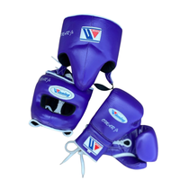 Özel Tasarım Şampiyon Boks Seti Sığır Derisi Eldivenler Bağcıklı Kapatma Nefes Alabilen Nem Emici Yüksek Kalite 8oz-18oz Bedenler