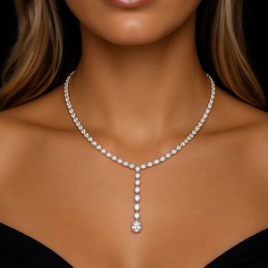 Bold 15.4 Carat Oval Cut Lab Grown Diamond Mens Necklace 10k Gold Igi Certified Ef Clarity Fine Jewelry Collet Setting <b>Neckless</b> - Product Image 1