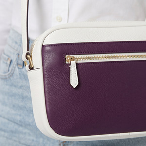 Women Leather Shoulder Bag <b>with</b> Zipper Female Adjustable Leather Sling <b>Purse</b> Ladies Leather Messenger Bag <b>With</b> Front <b>Zip</b> Pocket - Product Image 5