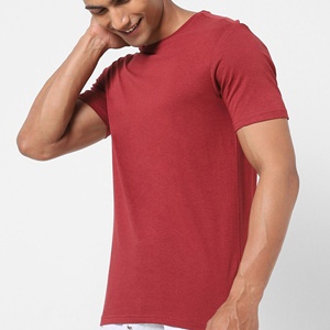 เสื้อยืดผู้ชายคุณภาพสูง ทรงปกติ ผ้าถักเนื้อนุ่ม 100% คอตตอน แขนสั้น คอกลม พิมพ์ลายตามสั่ง ลายเรียบ พรีเมียม - Product Image 2