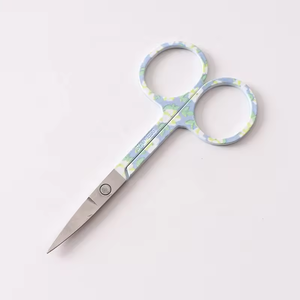 Tijeras para cutículas con mango de cerámica, hoja curva de acero inoxidable, cuidado seguro para manicura y belleza, ANAAIF - Product Image 5