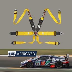 Ceinture de sécurité de course à 6 points TBRACING SPORT FIA avec sangle de barre en T pour équipement de sécurité automobile - Product Image 2