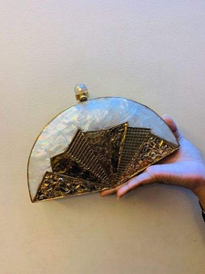 Modern Eco-Friendly Resin Clutch for Women Sophisticated Design Model Style for Formal Events Stylish Parties High Quality India - Product Image 6