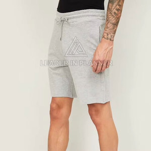 กางเกงขาสั้นลำลองผ้าฝ้ายฟลีซเอวกลางสำหรับผู้ชาย ระบายอากาศได้ดี แห้งเร็ว ทนทานต่อการใช้งาน - Product Image 5