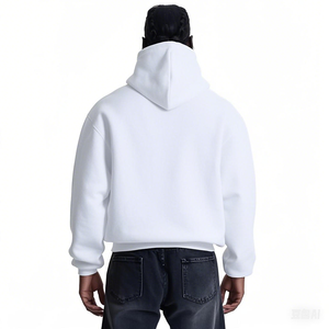 Sudadera con Capucha para Hombre, Estilo Retro, Corte Holgado, Teñida, Transpirable, de Secado Rápido, Antiarrugas, Moda Urbana - Product Image 4