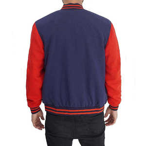Custom Varisty <b>Jacket</b> Embroidery Logo Leather Sleeves Wool Letterman Varsity <b>Jacket</b> <b>Men</b> <b>Baseball</b> <b>Jacket</b> - Product Image 3