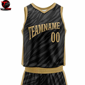 Uniformes Deportivos Personalizados TRI PRO SPORTS, Uniforme de Baloncesto con Logotipo Personalizado, Unisex, 100% Poliéster, Sin Mangas, Patrón 3D - Product Image 3