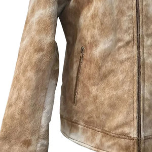 Veste en cuir de vachette pour homme, nouveau style, avec logo, prix bas, vêtements d'hiver pour homme, veste en cuir de vachette - Product Image 5