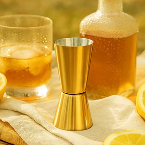 Jigger à cocktail moderne en acier inoxydable, double face, accessoire de mesure professionnel pour boissons - Product Image 6