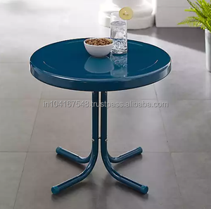 Table d'appoint extérieure en métal moderne faite à la main Console d'incrustation d'os pour la maison contemporaine salon hôtel meubles décoratifs - Product Image 4