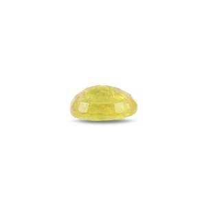 Premium 4.08 Carat Yellow Sapphire Loose Gemstone-Oval Cut Alexandrite Tourmaline for Fine Jewelry - Product Image 3