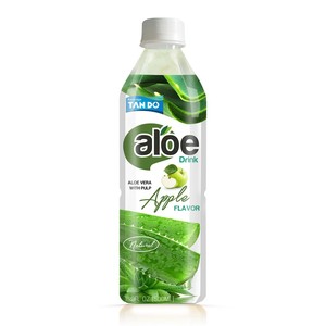 Tan Do Aloe Vera 500ml Bouteille PET Faible en gras 100% Pur Eau de fruits aromatisée Ananas Mangue Noix de Coco 10 Brix À bien secouer Durée de conservation 24 mois - Product Image 1