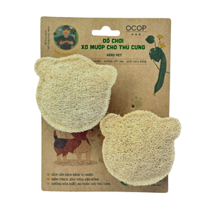 Juguete para Mascotas, Esponja Natural de Lufa, Juguete Masticable para Limpiar los Dientes, Seguro para Varias Mascotas, Ligero y Ecológico - Product Image 2