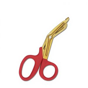 Ciseaux médicaux courbés en acier inoxydable, manuels, 6,5 pouces, pour traumatismes, dépose de bandages - Product Image 1