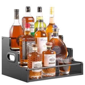 Porte-bouteilles en bois d'acacia pour 8 bouteilles, style rustique, vente en gros en Inde - Product Image 4