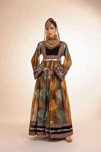 Latest Afghani Casual <b>Dresses</b> Premium Ethnic Embroidery Traditional Women's Clothing Export Quality - Product Image 5