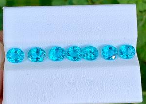 Piedra Preciosa de Apatita Africana Natural, Corte Ovalado, Piedra Suelta, Certificada por IGI, Luz Azul, para Fabricación de Joyería y Pulseras, Venta al Por Mayor - Product Image 4