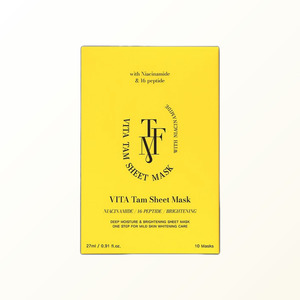 Masque facial en feuille rose Tapomi Vita Tam Sheet Mask, 10 feuilles, fabriqué en Corée, masque facial en feuille, Corée - Product Image 6