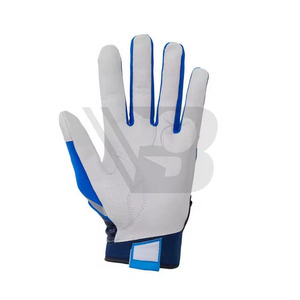 ถุงมือตีเบสบอลและซอฟต์บอลคุณภาพดีที่สุด ทนทาน ระบายอากาศได้ดี ทำจากหนัง พร้อมลายภาพต้นฉบับ ดีไซน์ล่าสุด - Product Image 3