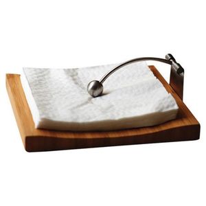 Support de serviettes en bois avec bras doré et emballage luxueux pour table à manger – Collection 2026 – Offre Spéciale - Product Image 1