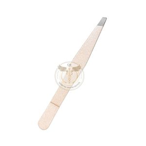 Pince à épiler pour sourcils pour femmes, à pointe inclinée, pour manucure, beauté, et application d'extensions de cils, à prix bas - Product Image 2