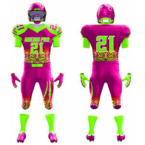 Uniforme de Fútbol Americano Unisex de Alta Calidad, Transpirable, de Secado Rápido, Tallas Grandes, Mangas Cortas, Ropa Deportiva - Product Image 4