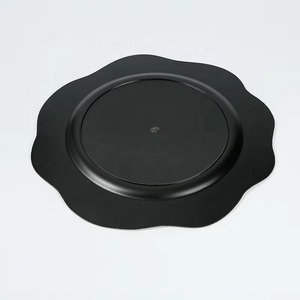 จานรองตกแต่งทรงกลมโลหะสำหรับงานเลี้ยงและจัดเลี้ยง - Product Image 2