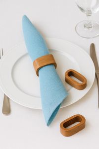 Anillos de Servilleta Redondos de Resina Ecológica Hechos a Mano para Decoración de Mesa en Hogar, Hotel o Restaurante con Diseño Floral - Product Image 4